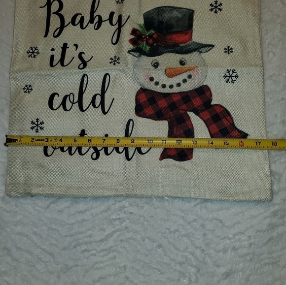 Baby It's Cold Outside throw pillow cover NEW - Picture 3 of 6